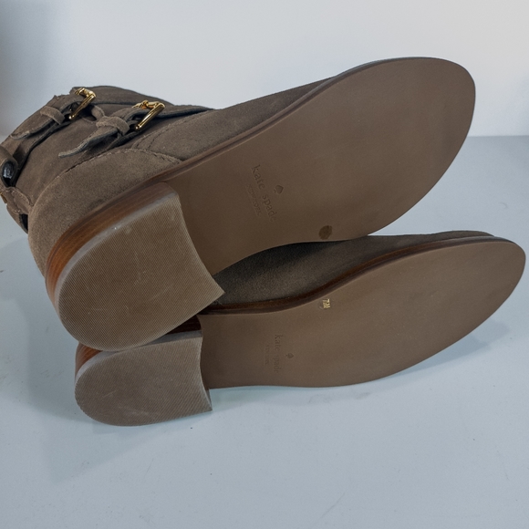 Kate Spade New York Sabina Buckled Booties Mousse -7.5 - Picture 12 of 12